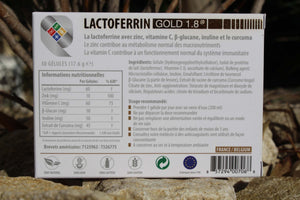 3 boîtes de Lactoferrin Gold 1.8 (frais de port réduits inclus)